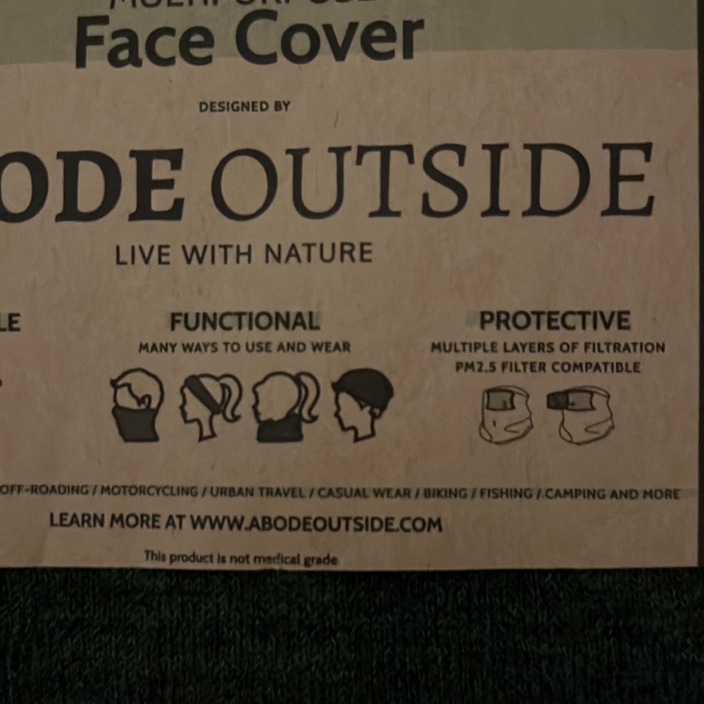 Abode Outside Face Mask - Picture 3 of 4